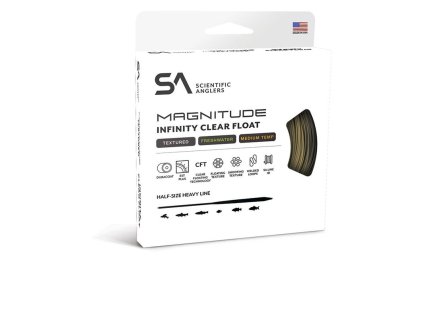 Magnitude Infinity Floating 10' Clear Tip (Farba Buckskin/Clear Tip, Veľkosť WF-3)