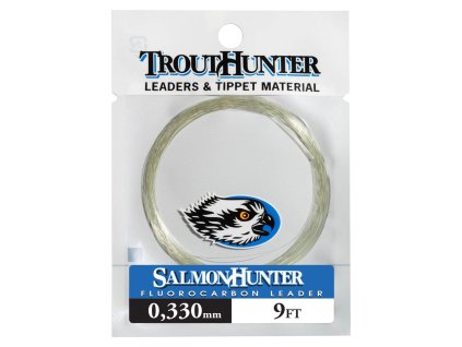 SalmonHunter Fluorocarbon Leader 9ft (Farba Clear, Veľkosť 0,330 mm)