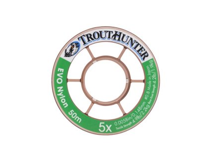 TroutHunter EVO Tippet (Farba Clear, Veľkosť 8X (0,090 mm))