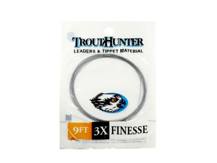 TroutHunter Finesse Leader 9ft (Farba Camouflage Smokey, Veľkosť 0X (0,285 mm))