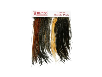 Introductory Hackle Pack - Four 1/2 Saddles (Farba Assorted Colors)