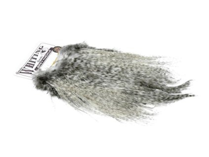 Spey Hackle Rooster Saddle (Farba Grizzly)