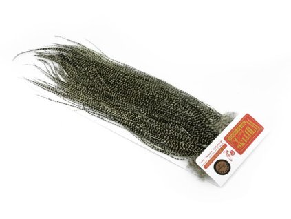 Whiting Rooster Midge Saddle (Farba Grizzly)