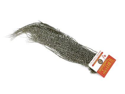 Whiting Rooster Midge 1/2 Saddle (Farba Grizzly)