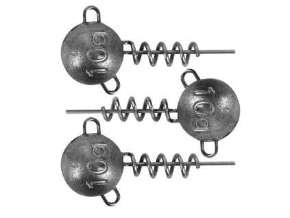 Fox Rage Corkscrew Round Jig Heads (3 Pack) (Variant 5g x3 Round)