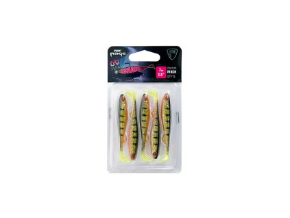 Fox Rage Ultra UV Slick Shad Single Colour Packs (Variant Slick Shad Ultra UV 9cm  / 3.5" Motor Oil x 5)