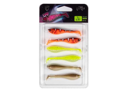 Fox Rage Mini Fry Mixed Colour Lure Pack (Variant UV Micro Mini Fry 7cm/2.75" mixed x 6pcs)