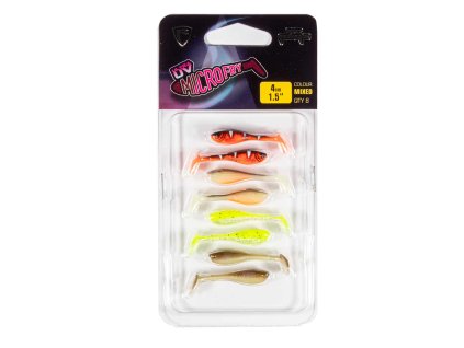 Fox Rage Micro Fry Mixed Colour Lure Pack (Variant Rage UV Micro fry 4cm x 8pcs RW HO CA W)