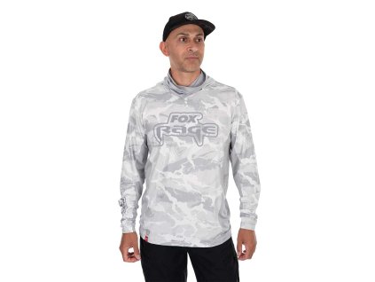 Fox Rage UV Hooded Light Camo Top (Variant Fox Rage UV Hooded Light Cam Top XXXL)