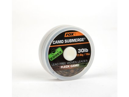 Fox EDGES™ Submerge Camo Leader (Variant Submerge Fleck Camo 30lb - 10m)