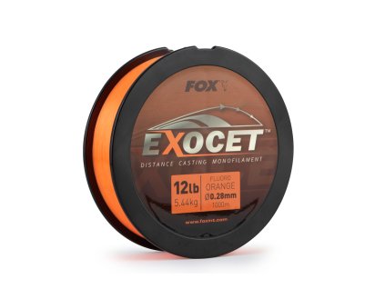 Fox Exocet Fluoro Orange Mono (Variant 0.26mm 10lb / 4.9kg (1000m))