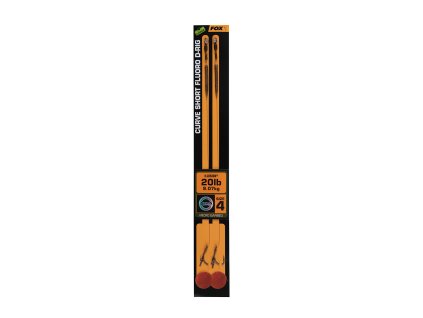 Fox EDGES™ Curve Short Flouro D-Rigs (Variant Edges Curve Short Fluoro D-Rig 2 - 30lb Illusion x 2)