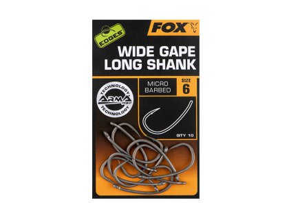 Fox EDGES™ Wide Gape Long Shank (Variant Edges Armapoint Wide Gape Long shank - Size 7)