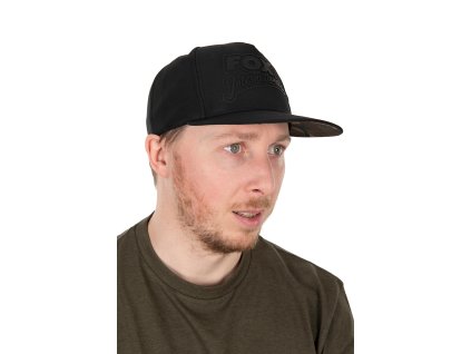 Fox Black/Camo Flat Peak Snapback Cap (Variant Black / Camo Snapback hat)