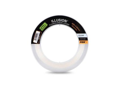 Fox Illusion Fluorocarbon Leaders (Variant Illusion Fluorocarbon Leader 40lb 18.2kg (0.60mm) x 50m - Clear)