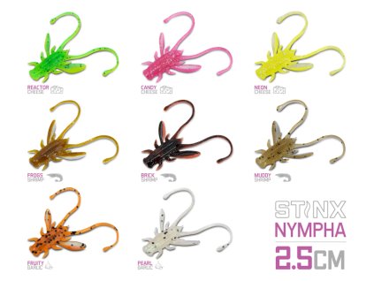 Umelá nástraha Delphin B! Stinx NYMPHA / 20ks (Variant Umelá nástraha Delphin B! Stinx NYMPHA / 20ks 2.5cm / CANDY)