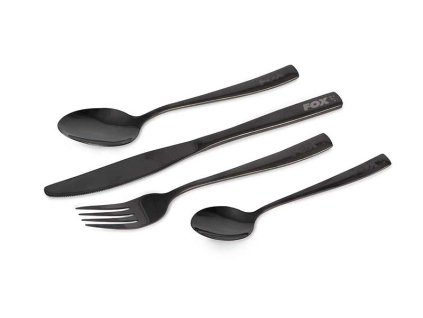 Fox Cookware Black Stainless Cutlery Set (Variant Cookware Black Stainless Cutlery Set)