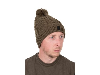 Fox Khaki Knitted Bobble Hat (Variant Khaki Knitted Bobble)