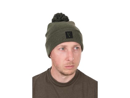 Fox Collection Bobble Hat - Green/Black (Variant Collection Bobble Hat - G/B)