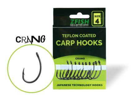 ZFISH Teflonové Háčky Crang (Velikost Háčku 6)