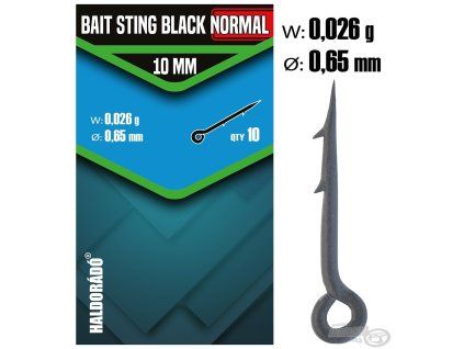 HALDORÁDO Bait Sting Black Normal 10 mm