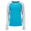Women's SolarFlex Crewneck (Farba Cornflower Heather, Veľkosť XXL)