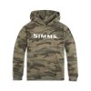 Kids Simms Logo Hoody (Farba Woodland Camo, Veľkosť S)