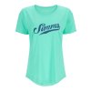 Women's Simms Script T-Shirt (Farba Gulf Blue, Veľkosť L)