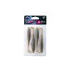 Fox Rage Ultra UV Slick Shad Single Colour Packs (Variant Slick Shad Ultra UV 9cm  / 3.5" Motor Oil x 5)