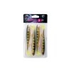 Fox Rage Ultra UV Slick Shad Single Colour Packs (Variant Slick Shad Ultra UV 9cm  / 3.5" Motor Oil x 5)