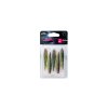 Fox Rage Ultra UV Slick Shad Single Colour Packs (Variant Slick Shad Ultra UV 9cm  / 3.5" Motor Oil x 5)