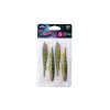 Fox Rage Ultra UV Slick Shad Single Colour Packs (Variant Slick Shad Ultra UV 9cm  / 3.5" Motor Oil x 5)
