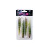 Fox Rage Ultra UV Slick Shad Single Colour Packs (Variant Slick Shad Ultra UV 9cm  / 3.5" Motor Oil x 5)