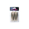 Fox Rage Ultra UV Slick Shad Single Colour Packs (Variant Slick Shad Ultra UV 9cm  / 3.5" Motor Oil x 5)