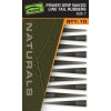 Fox EDGES™ Naturals Power Grip Naked Line Tail Rubbers - Size 7 (Variant Edges Naturals Power Grip Naked line tail rubbers size 7 x 10)