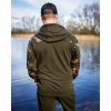 Fox LW Khaki/Camo Split Zip Hoody (Variant LW Khaki / Camo Split Zip Hoody 3XL)