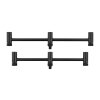 Fox Black Label Slim Adjustable Buzz Bars (Variant Black Label Slim Adjustable 2 Rod Buzz Bars (110mm - 125mm))