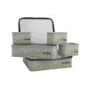 Matrix EVA Bait Cooler Tray (Variant EVA Bait Cool Tray Light Grey Inc. 4 Tubs)