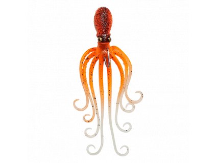 3D OCTOPUS 15CM 70G SINKING UV ORANGE/GLOW