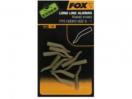 FOX ROVNÁTKO HÁČKU EDGES LINE ALIGNER TRANS KHAKI 10 KS / VELIKOST HÁČKU:1-5