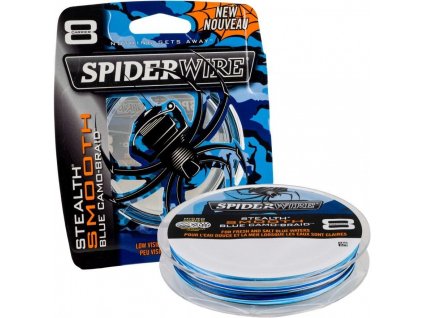 Šňůra SPIDERWIRE Stealth Smooth 8 Blue Camo