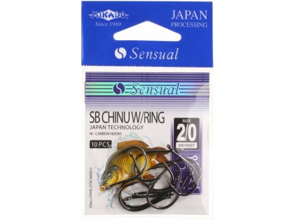 Háčky SENSUAL - SB CHINU BN očko - 10 ks
