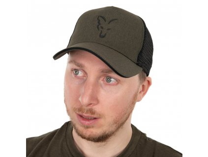 fox ksiltovka collection trucker cap green black