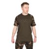 fox tricko khaki camo outline t shirt