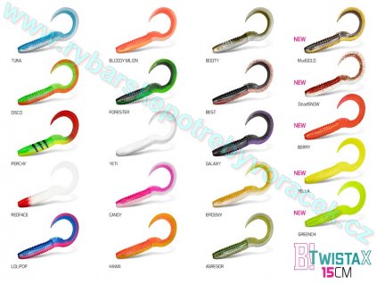 umela nastraha Delphin TwistaX Eeltail UVs 15cm det