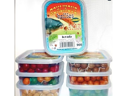 Rohlíkové boilies navázané 12mm 30g