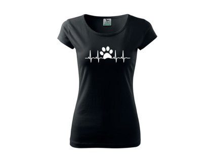 ekg čočičí tlapka dámské černá