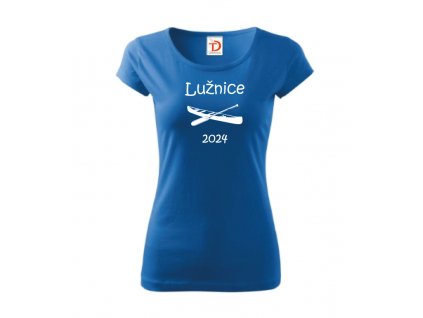 dámské vodácká tričko Lužnice 2024 azurova