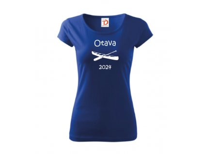 dámské vodácká tričko otava 2024 královská modrá