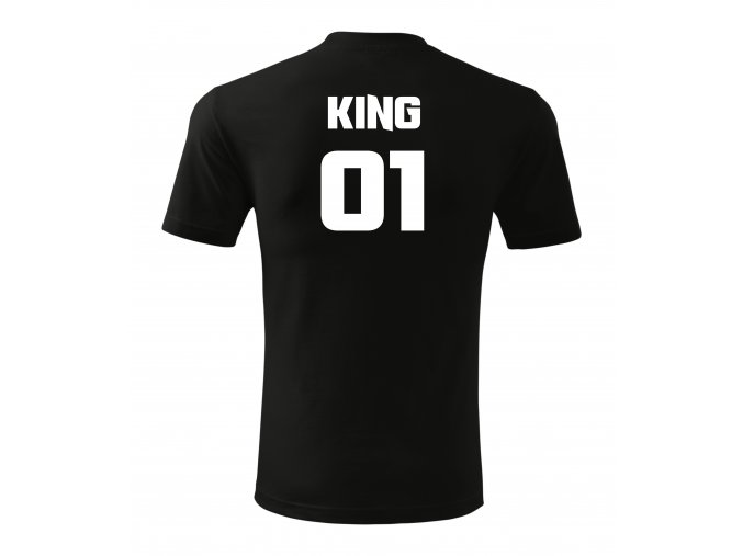 král king černé triko pánsk